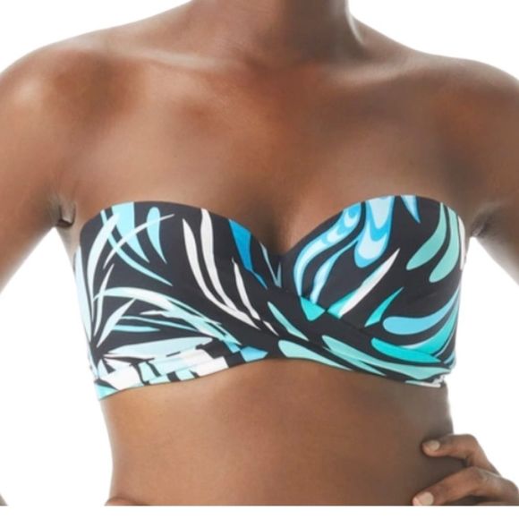 ☀️☀️☀️ Coco Reef CASSIS SWIRL 5 Way Styling Bikini Top w/Shirred Bikini Bottoms - Picture 7 of 16